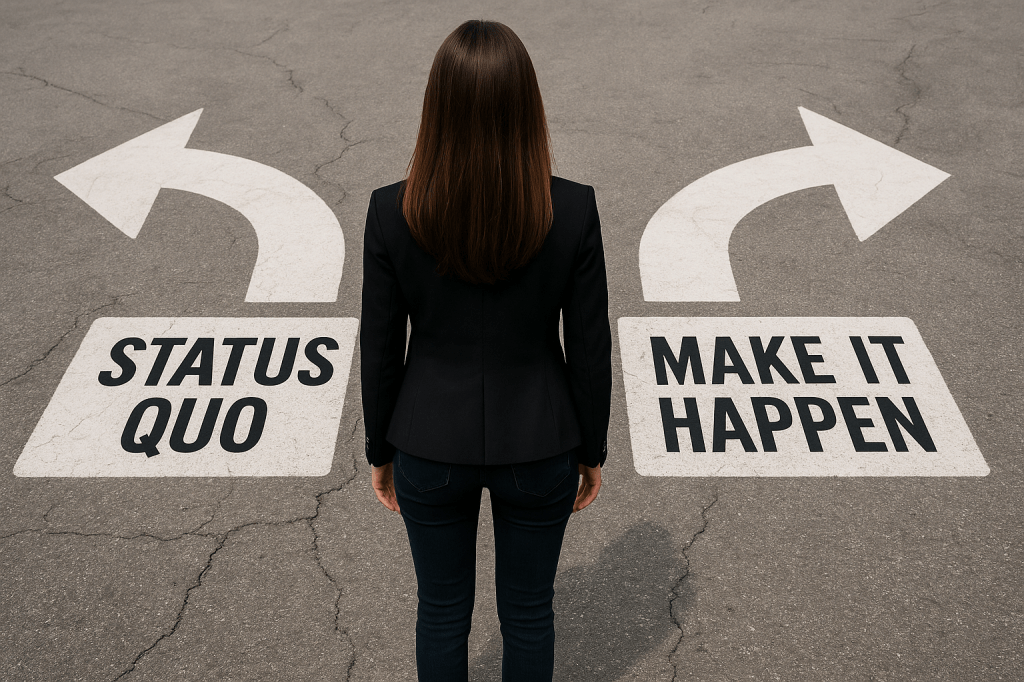 Dear Status Quo: You’re Not the Boss of Me – Real Leaders Don’t Sit&nbsp;Still