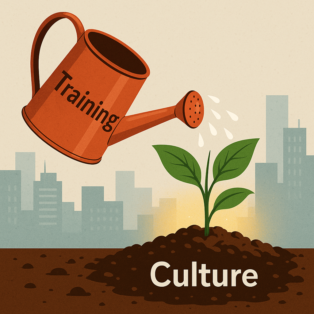 Training Doesn’t Fix Culture. Culture Fixes&nbsp;Training.